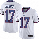 Nike Men & Women & Youth Giants 17 Dwayne Harris White Color Rush Limited Jersey,baseball caps,new era cap wholesale,wholesale hats